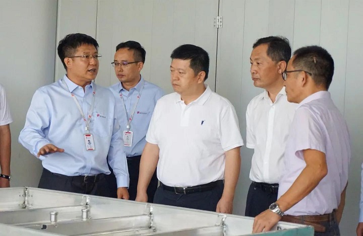 Warmly welcome the leaders of Fujian Metallurgical (Holding) to visit and guide Jiangsu Beiren